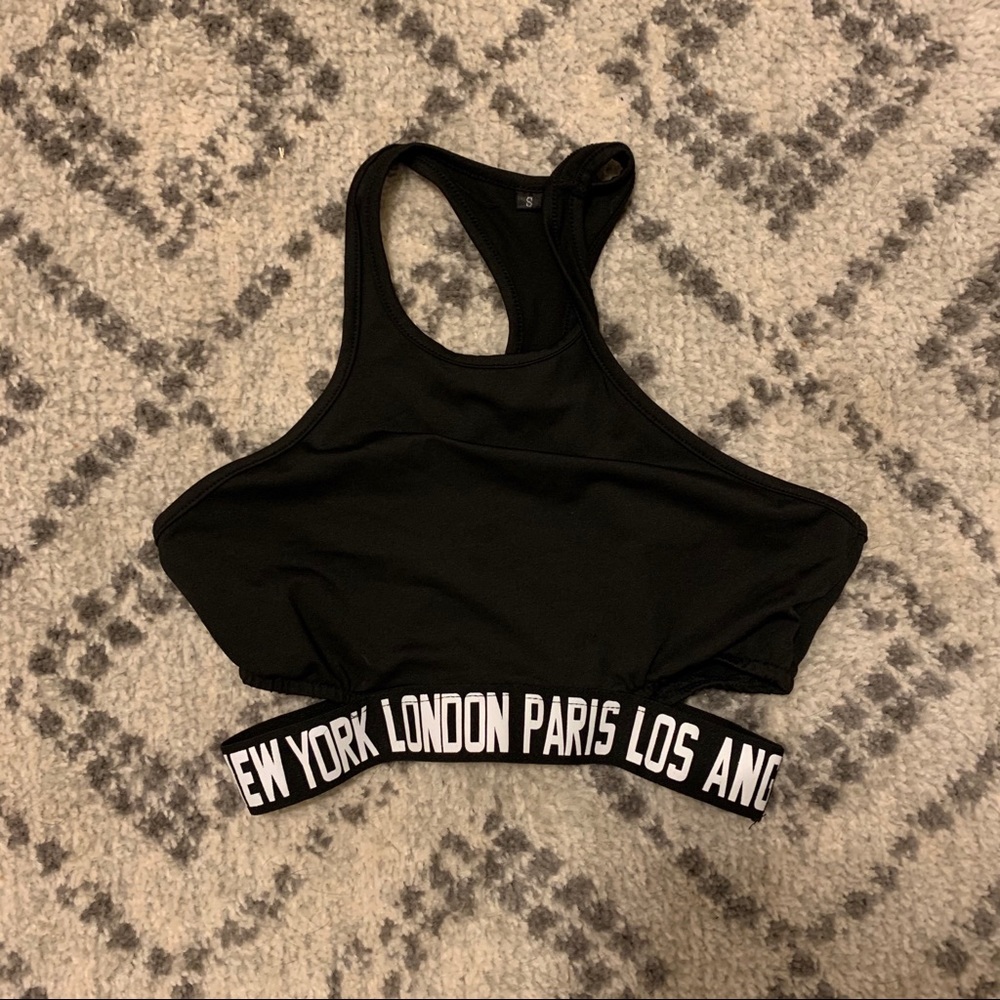 Cut Out Sports Bra